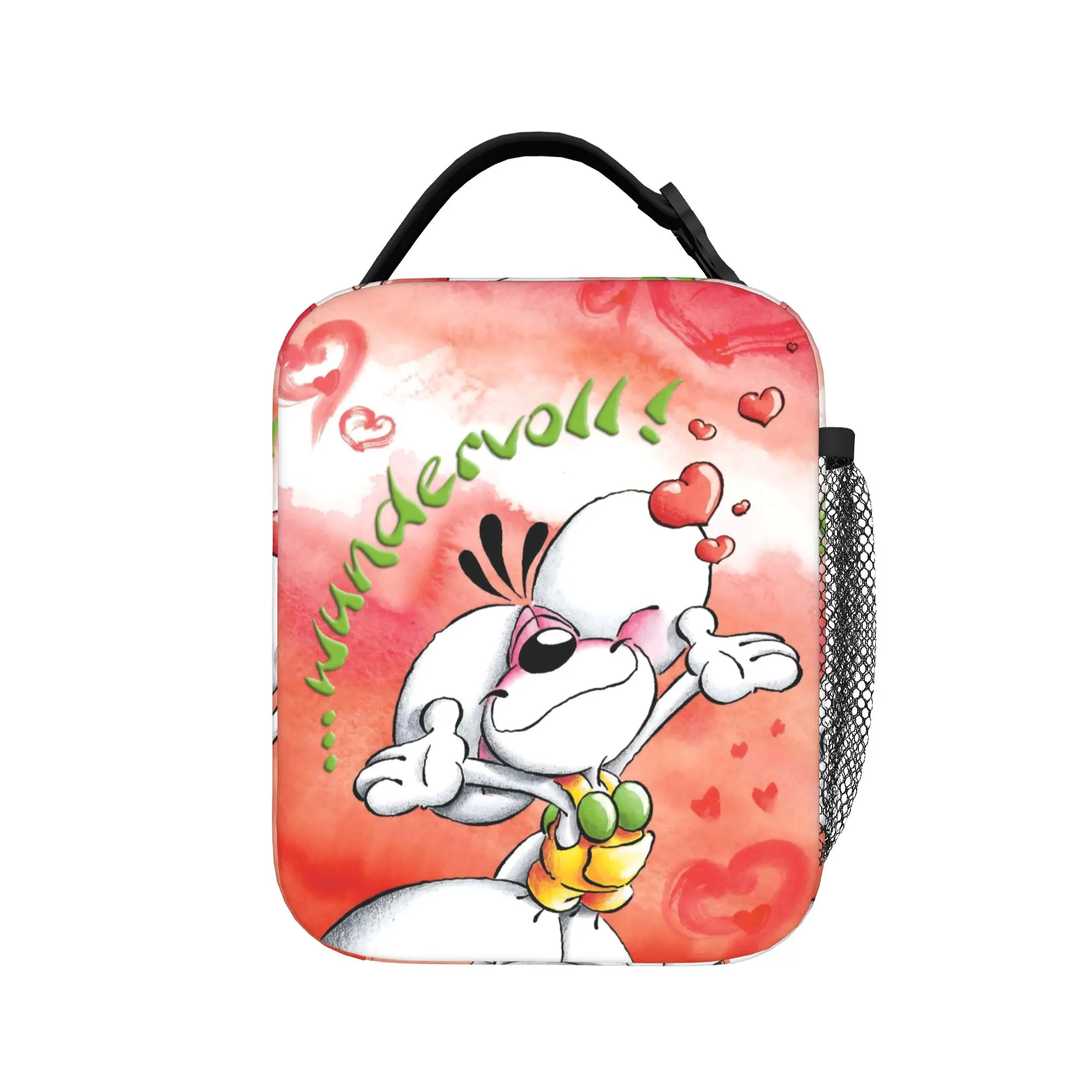 Cute Cartoon D-Diddl Mouse Thermal Insulated Lunch Bag for Picnic  Portable Bento Box Thermal Cooler Lunch Box