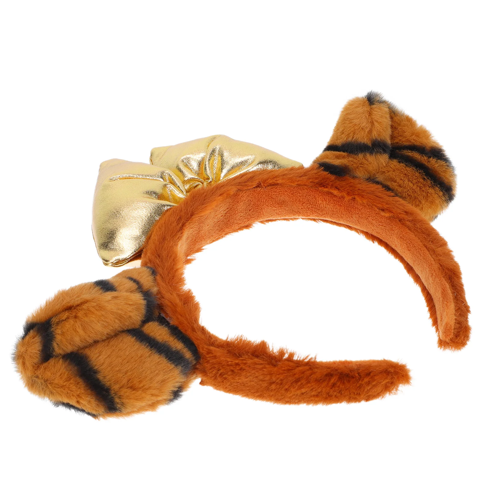 

1pc Tiger Ear Hairband Animal Headwear Party Costume Accessory Hair Hoops Masquerade Festival Wear Lovely Decor For Women Girls