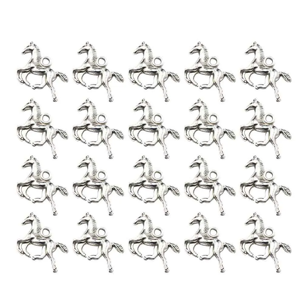 

50pcs Alloy Pendant Charms Jewelry Making Diy Craft Supplies For Necklace Bracelet Keychain Dangle Sweater Chain Anklet Diy