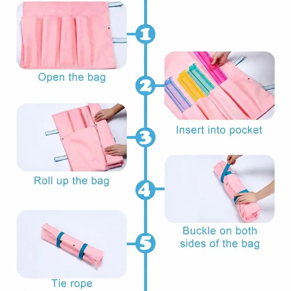Portable Multi-purpose Mahjong Bag Large Capacity Zippered Mahjong Tiles Case Durable Storage Bag Travel