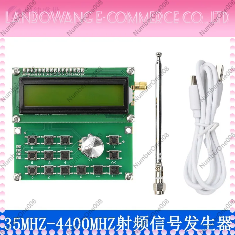 35MHz-4400MHz RF Signal Generator DC 4.5V-5.5V ADF4351 Signal Source Type-C