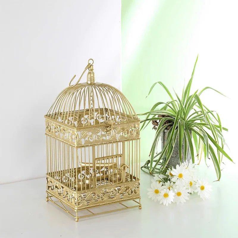 Metal Outdoors Bird Cagess Feeder Decors Carrier Hammocks Pigeon Bird Cagess Hamster Luxury Voliere Oiseaux Pet Decoration