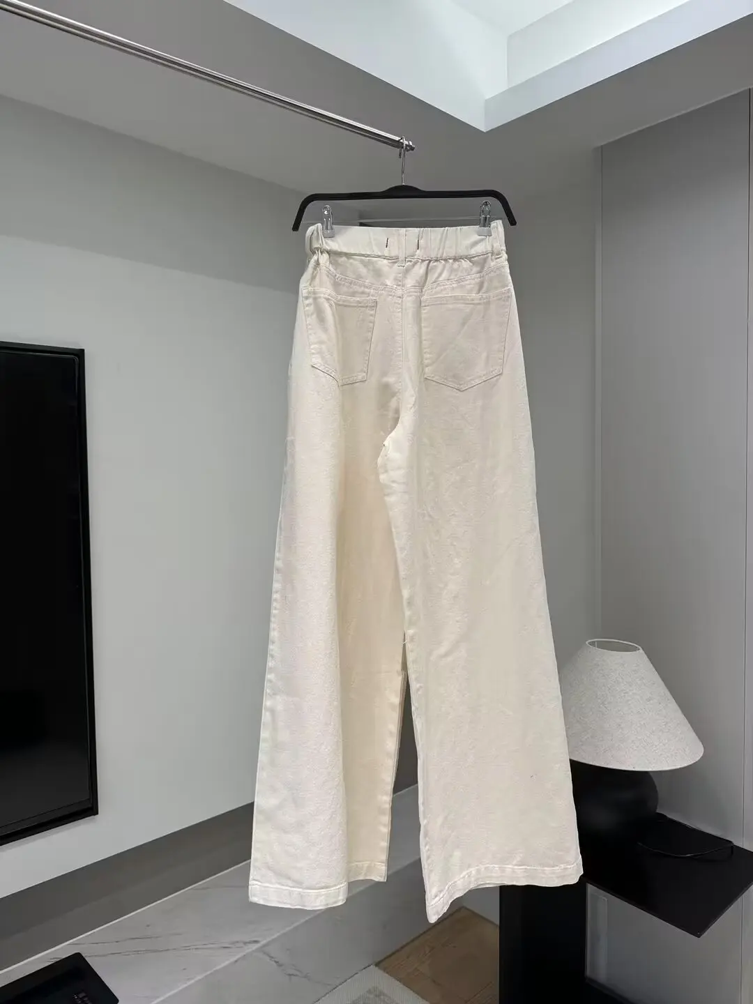 Pantalones de mezclilla holgados para Mujer, pantalón de pierna ancha, de cintura alta, estilo Retro, informal, a la moda, 2024