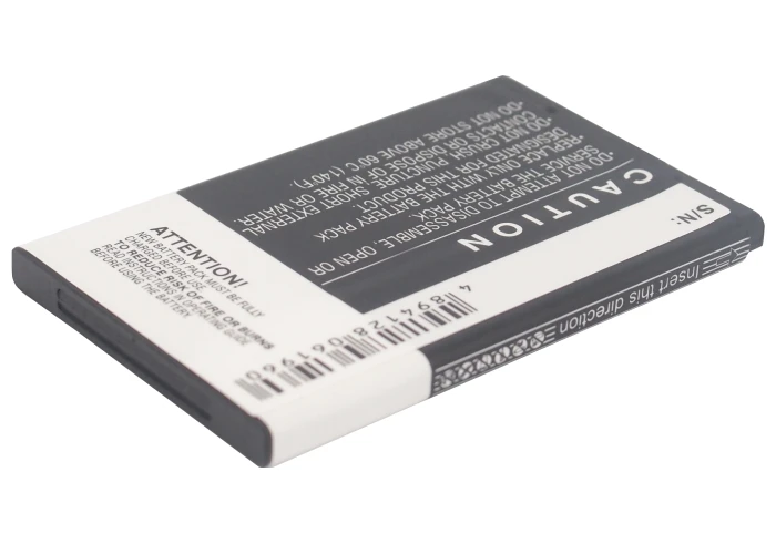 Batterie de remplacement CS pour Bea-fon, S400, EU001B, S400, EU001W, 900mAh, 3,33 Wh