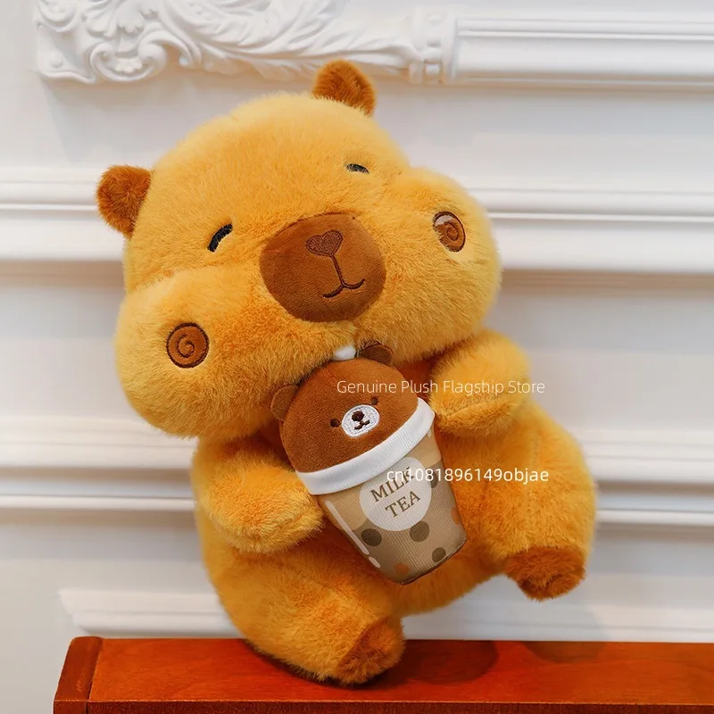 45/55/65Cm Big Size Capybara Grappige Anime Pluche Gevulde Pop Kawaii Kamer Decoratie Knuffels Kussen ornamenten Kinderen Geschenken