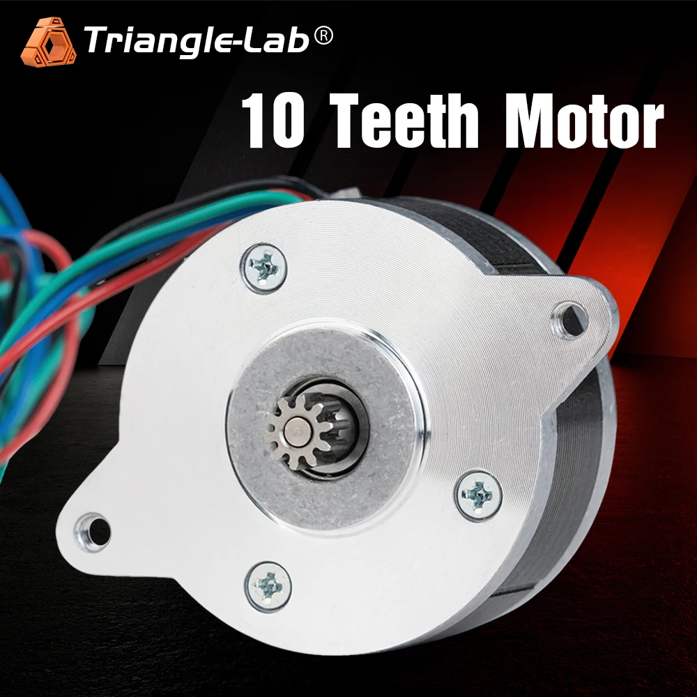 

R Trianglelab 1.8° Pancake Stepper Motor 10 Teeth for Sherpa MINI Extruder Libra MINI Afterburner Voron Stealthburn 3D Printing