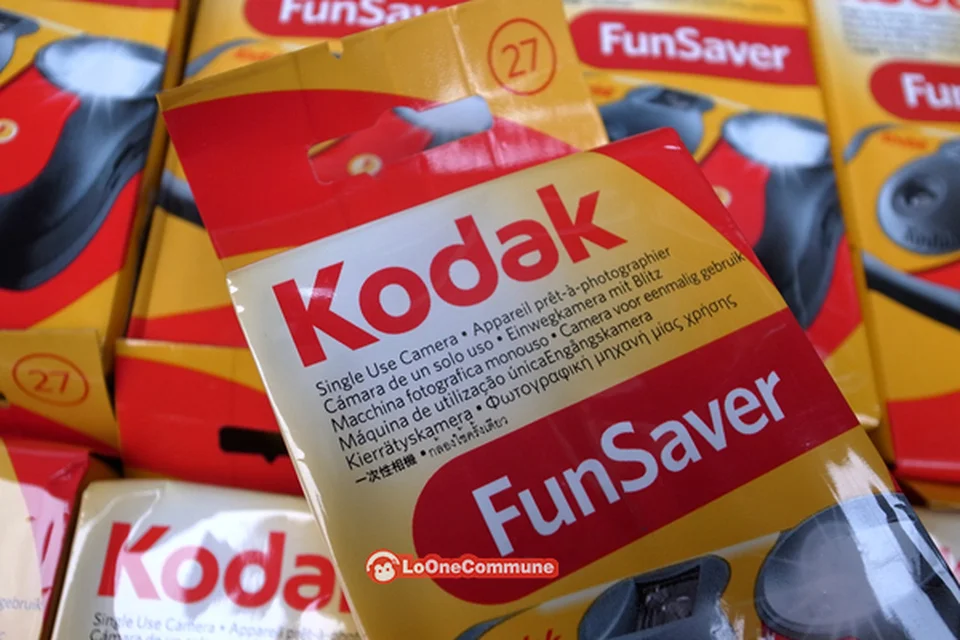 1-5 個クラシックコダック FunSaver 使い捨てカメラフラッシュ付き