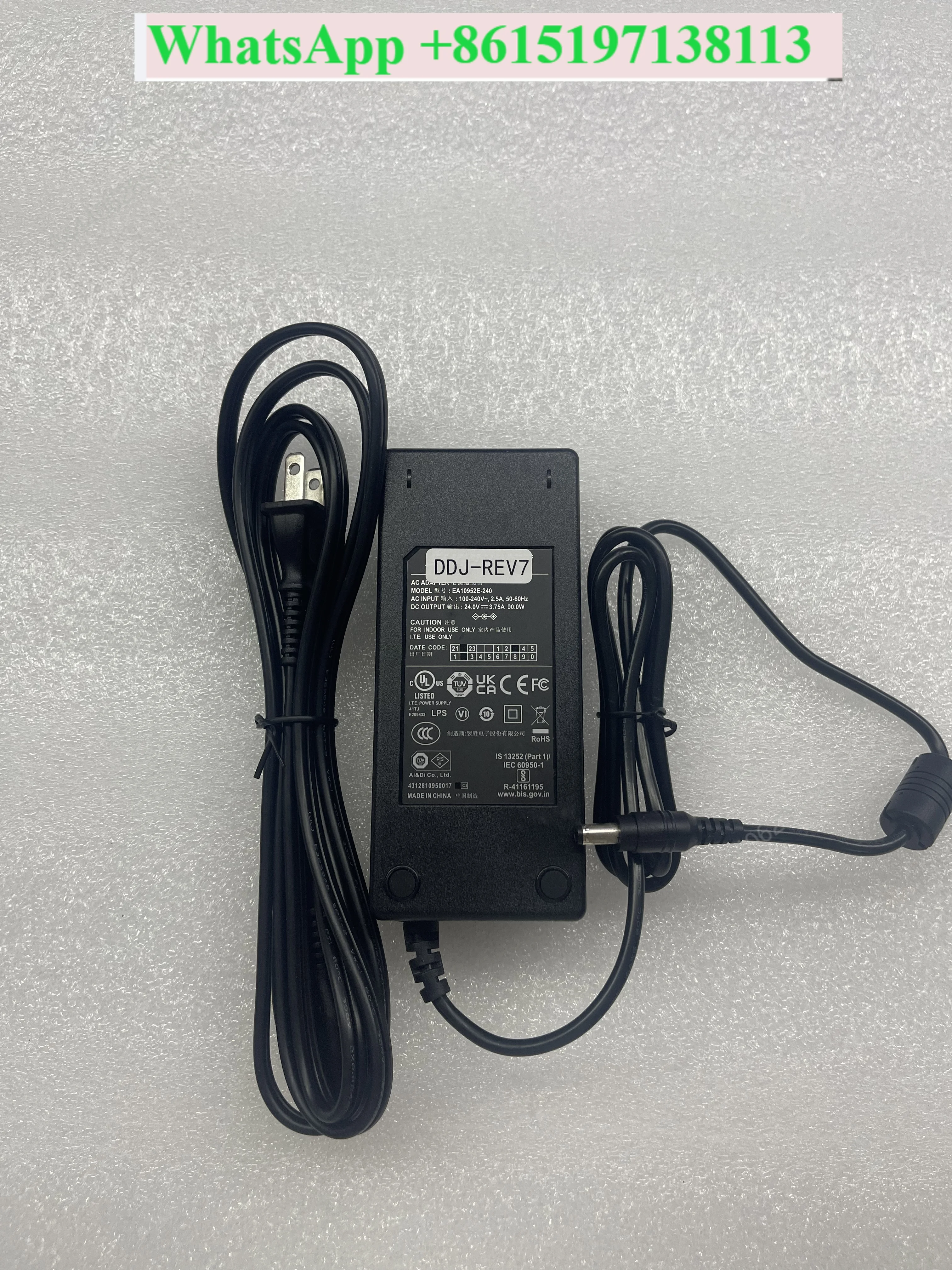 For Pioneer Driver Accessories DDJ-REV7 Power Cord