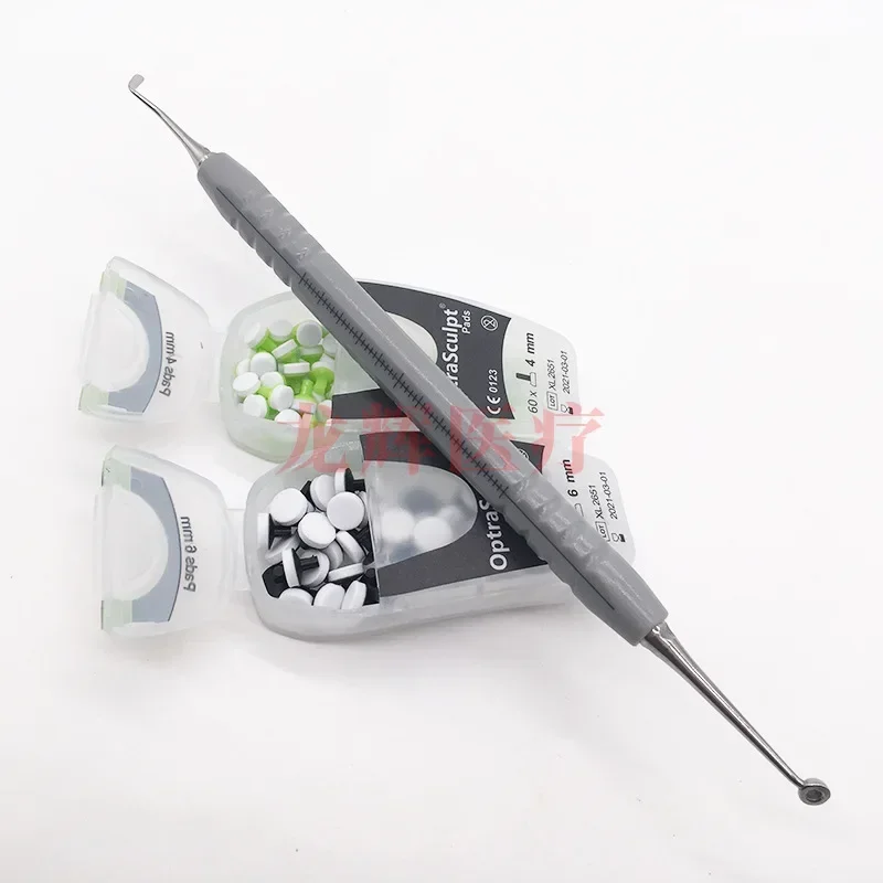 

Teeth Whitening Tool Kit, Dental Instruments, Composite Resin Filling Spatula, Mixing Handle, Foam Pads