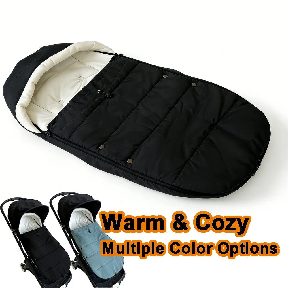 Universal Stroller Footmuff, Fits YOYO /YOYO2/ YOYO3 & Bugaboo All Series, Waterproof Fabric, Foldable Washable