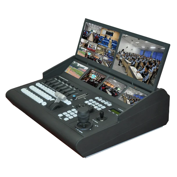 Full HD screen portable video switcher HD switching station live broadcast