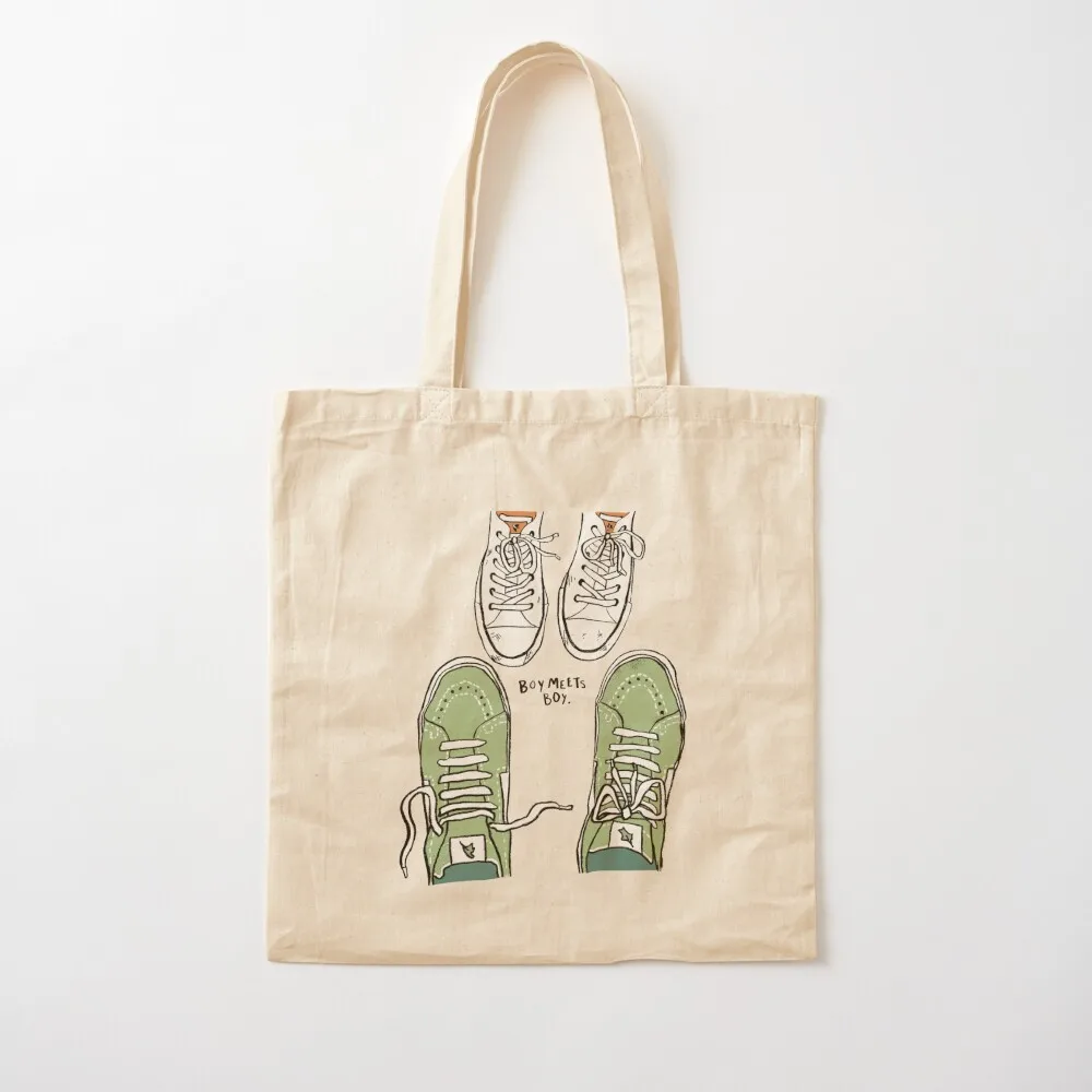 

nick and charlie, boy meets boy shoes Tote Bag Custom bag sacs de shopping