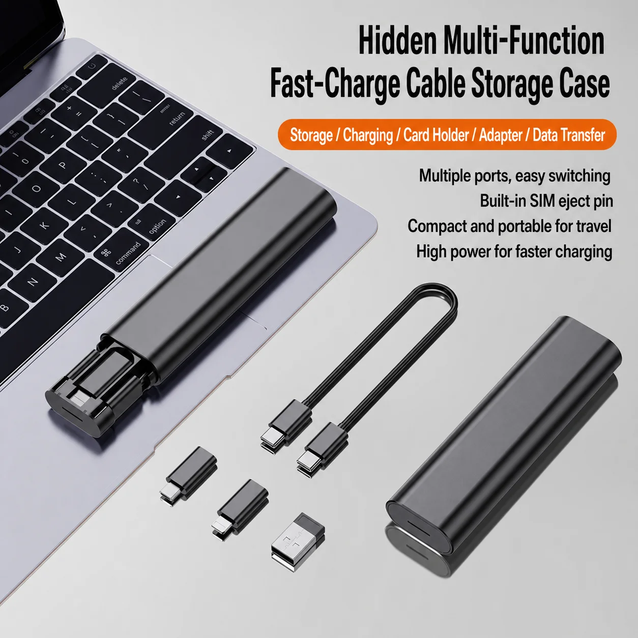 Phone Stand Cable Multi-Interface Multifunctional Data Cable Retractable Phone Cable Multifunctional For Business Trips Daily