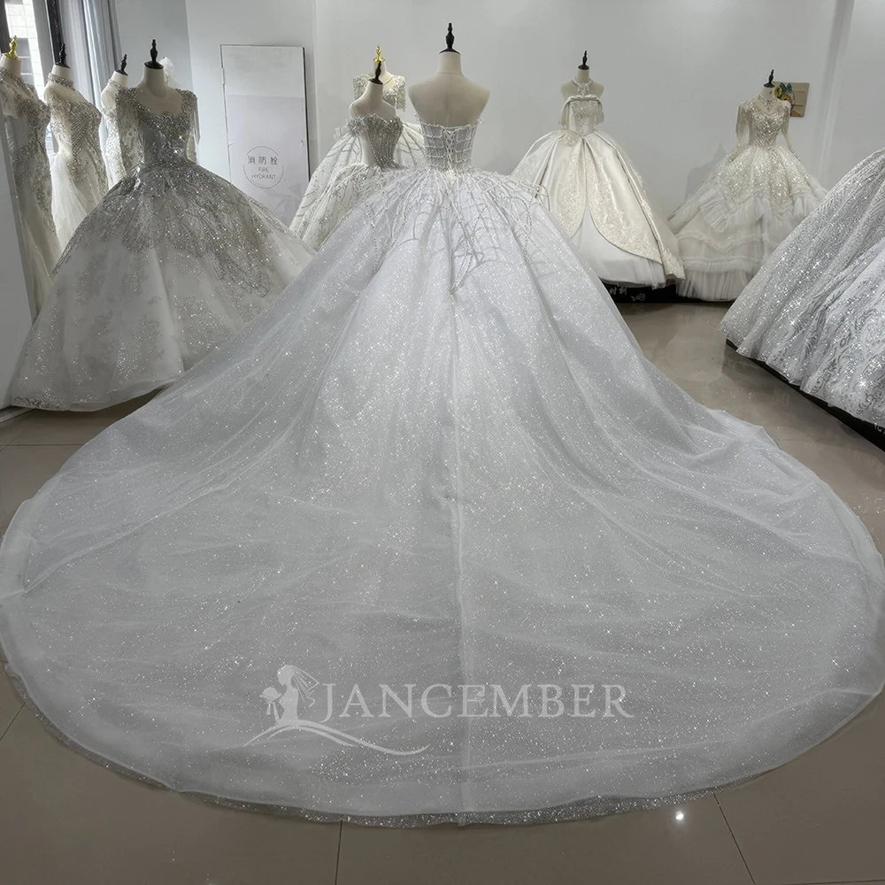Newest Wedding Dress Ball Gown For Bride Lace Customized Strapless Sleeveless Custom Made Plus Sizes vestidos de novia boda