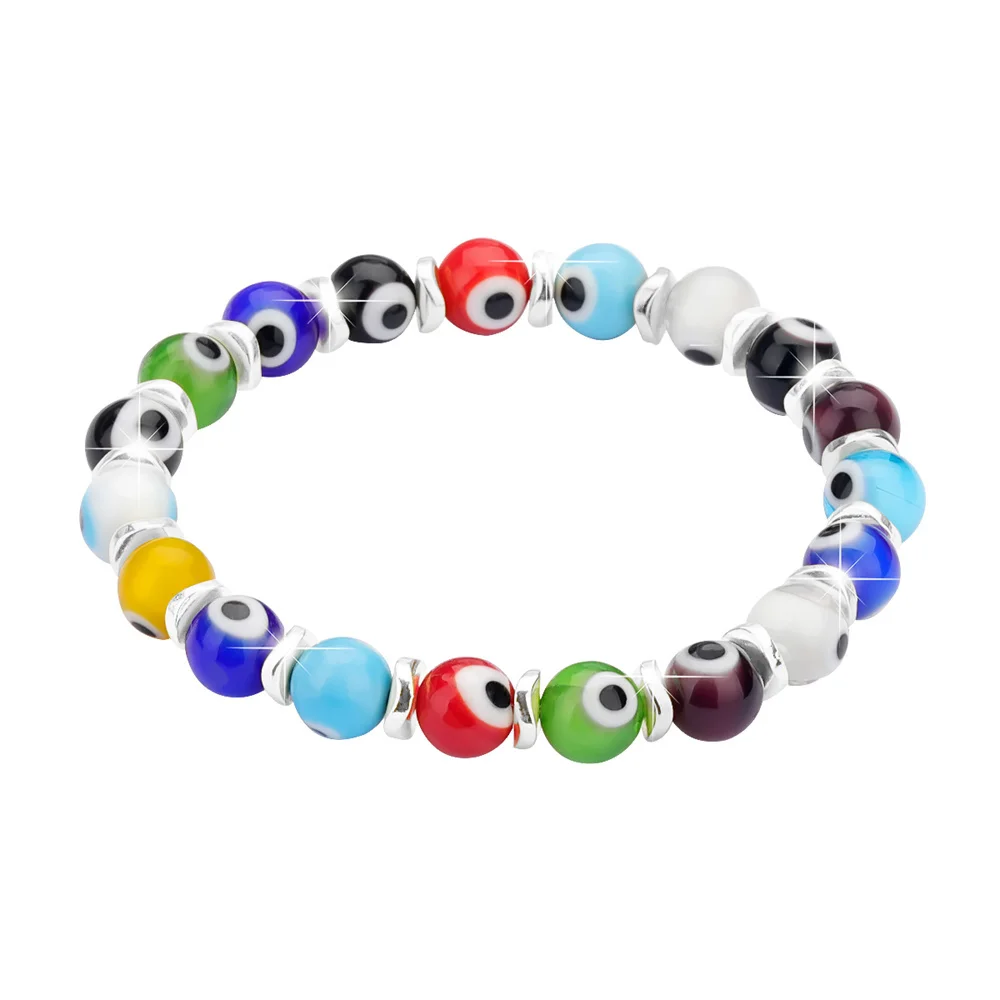 Diy Luxury Bracelets Natural Stone Bead Bracelet For Lady Aliexpress 2024 Evil Eye Jewelry Gift 99cents Items New Fashion Bangle