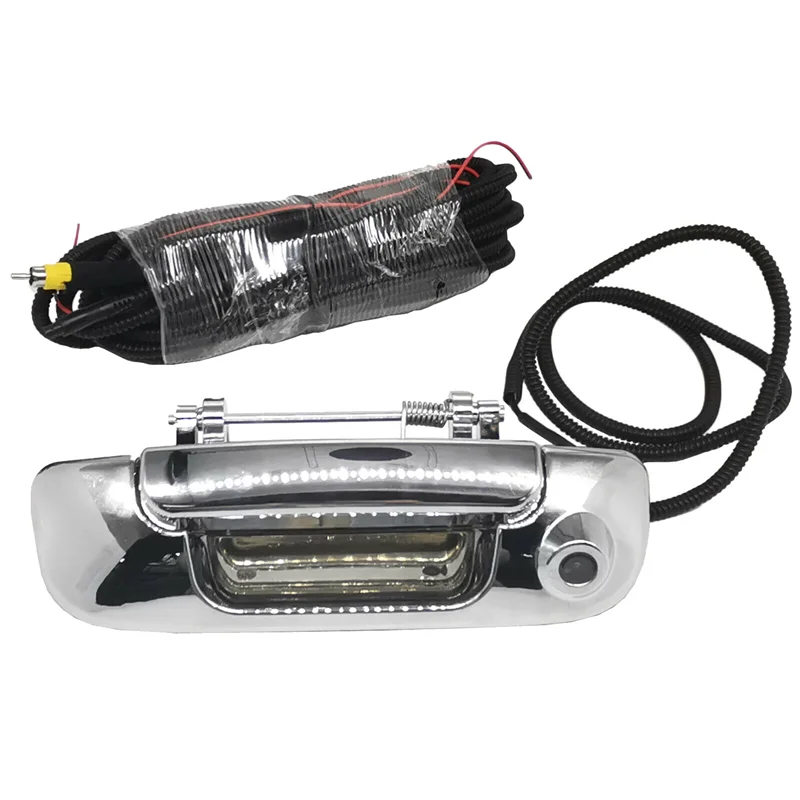 

Silver Tailgate Handle Rear View Camera Harness Parts 55276237AA For Dodge Ram 1500 2500 3500 2002-2009 Trunk Backup Camera-N25R