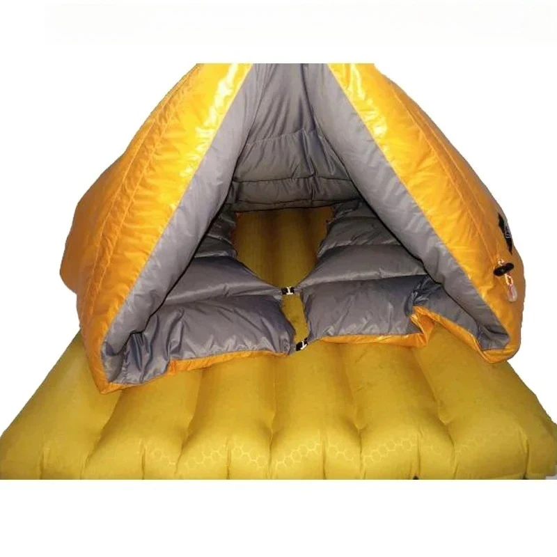 White Duck Down Sleeping Bag Blanket Sleeping Quilt Underquilt For Hammock Backpacking Camping Hiking