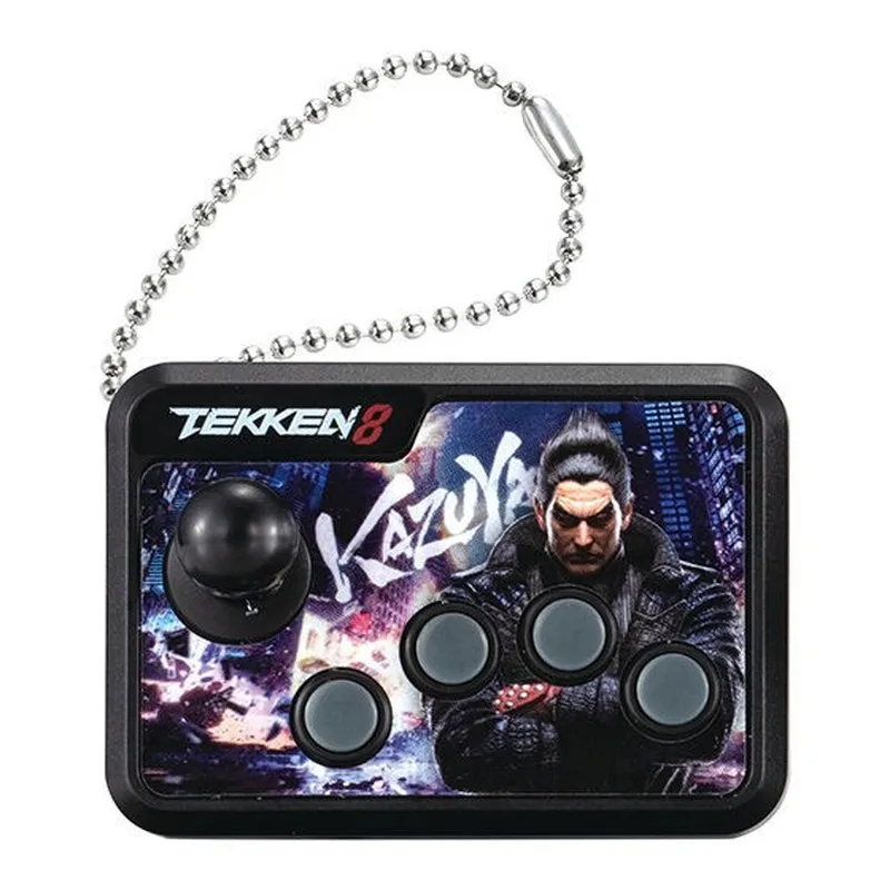 Hot Sale Bandai Tekken8 Mini Press-To-Sound Handle Toy Action Figure Peripherals Anime Cosplay Accessories Collectible Figures
