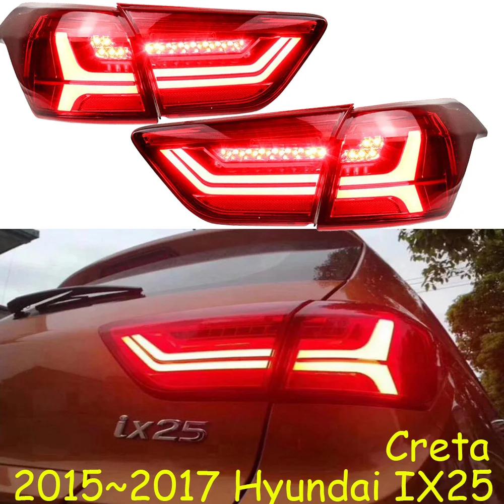 car bumper tail light for Hyundai IX25 creta taillight LED Reflector 2015~2017y car accessories Taillamp auto fog lamp