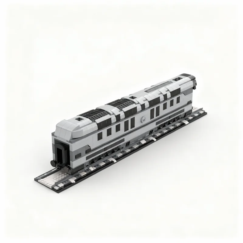 

NEW 886PCS MOC Railway Train Snowpiercer First Class Coach Type B Model Collectible Display DIY Creative Building Blocks Gift