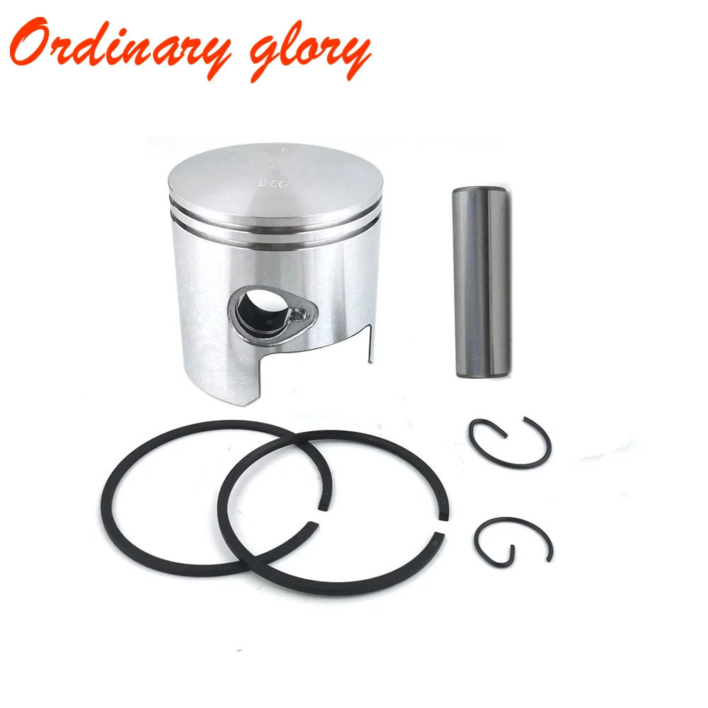 3C8-00004-3 Piston Kit 3C8-00004 3C8-87123 +0.5MM Ring For Tohatsu 40HP 50HP M40D M50D Mercury Mariner 3Cyl 40HP 50HP 779 96152