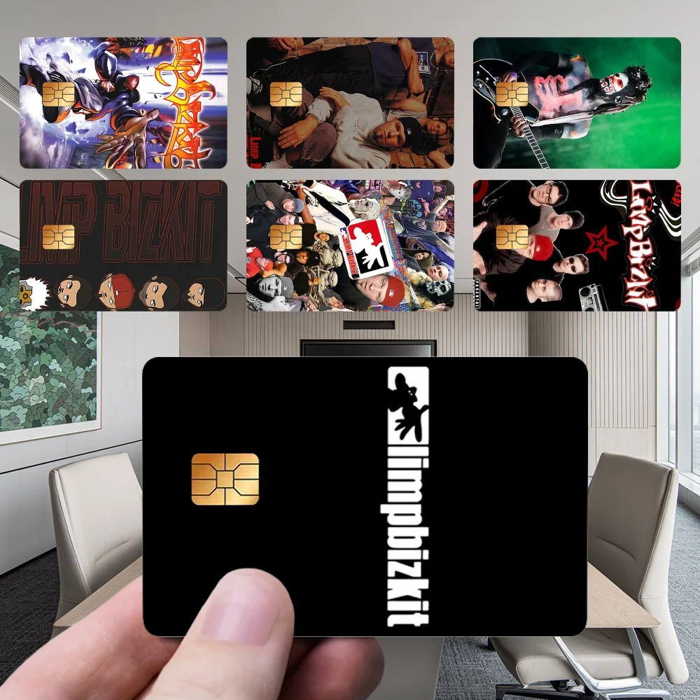 

Band L-Limp Bizkit Hold On Stickers New Cartoon Card Debit Bank Charge Card Bus Metro Waterproof Sticker Decal Decoration