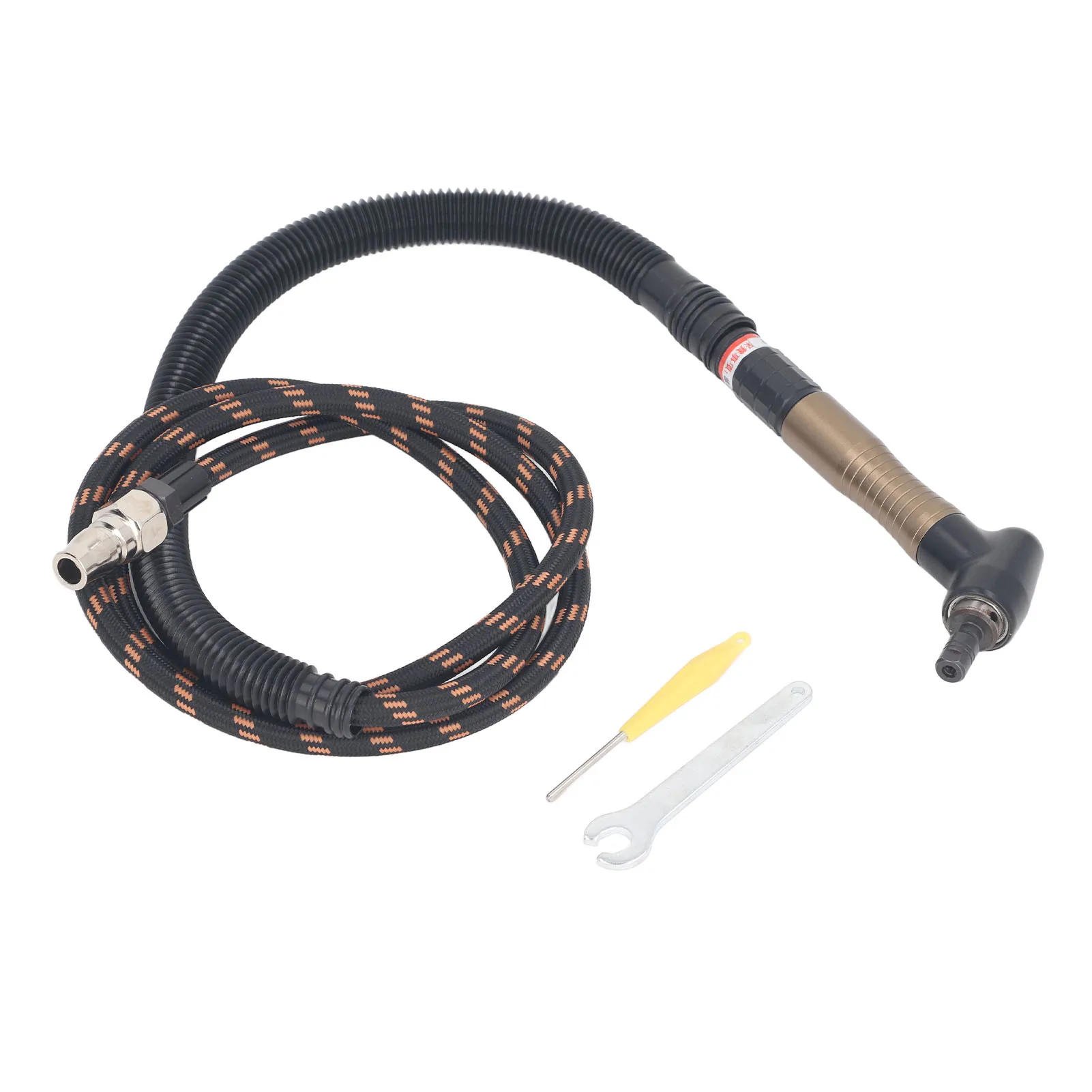 회전 스위치가 있는 공압식 마이크로 다이 그라인더 키트 23500rpm 엘보우 장착형 정밀 프로파일링 연마 디버링 챔퍼링용