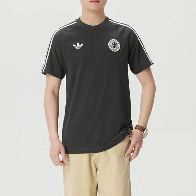 men-adidas-kg5097-black-germany-national-team-3-stripes-crew-neck-tee-retro-soccer-short-sleeve-top-football-daily-casual-street