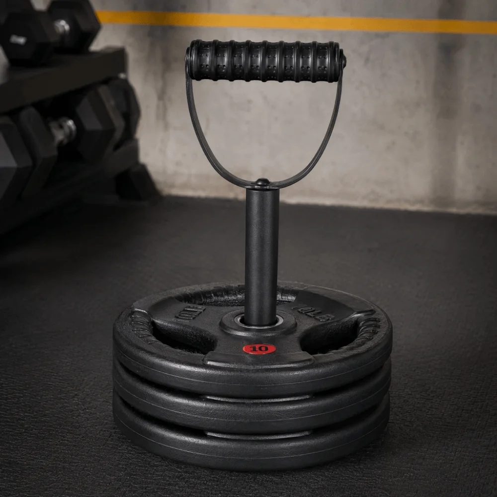 4pcs Loadable Handle Design Adjustable Kettlebell Handle Adjustable Structure Weight Plate Kettlebell Handle
