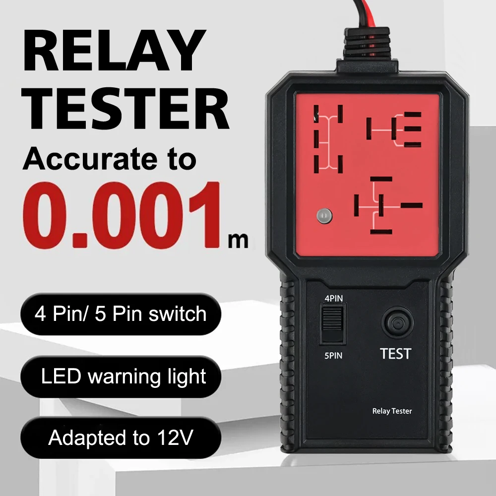 Car Relay Tester 12V Electronic Automotive Relay Tester Universal For Auto Diagnostic Tools Automotive Accessories