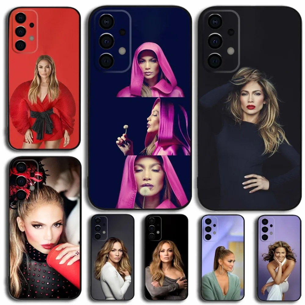 Singer J-Jennifer L-Lopez Phone Case For Samsung Galaxy A13,A21s,A22,A31,A32,A52,A53,A71,A80,A91 Soft Black Cover