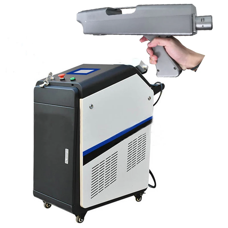 Neuer gepulster Laserreiniger, 100 W/200 W, industrieller Laserreiniger, tragbarer Hand-Laser-Rostentferner