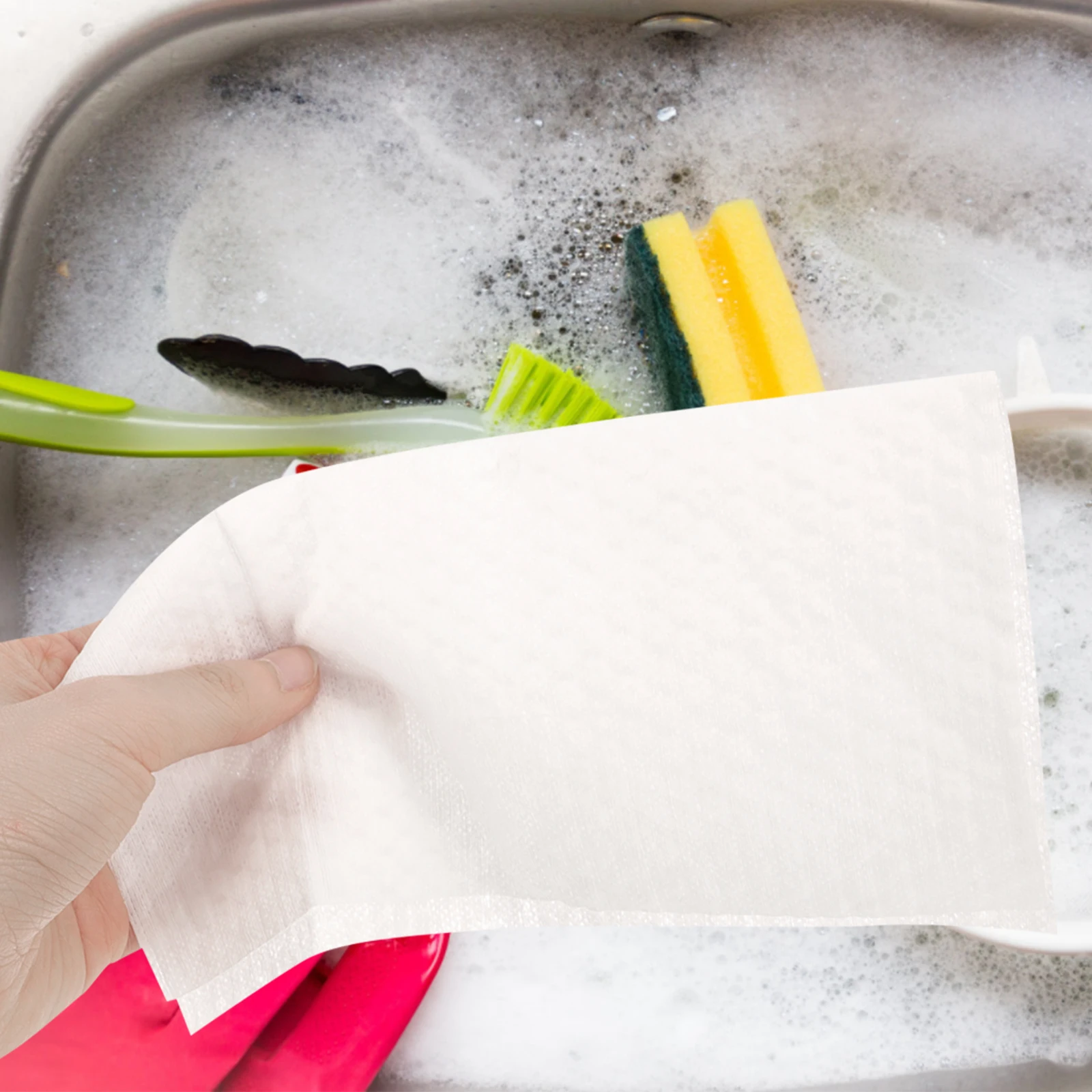 

1 Pack Hanging Disposable Cleaning Cloths Large Thick Wash Cloths Multi-Use Kitchen Dish Towels Householddisposable Dishcloths