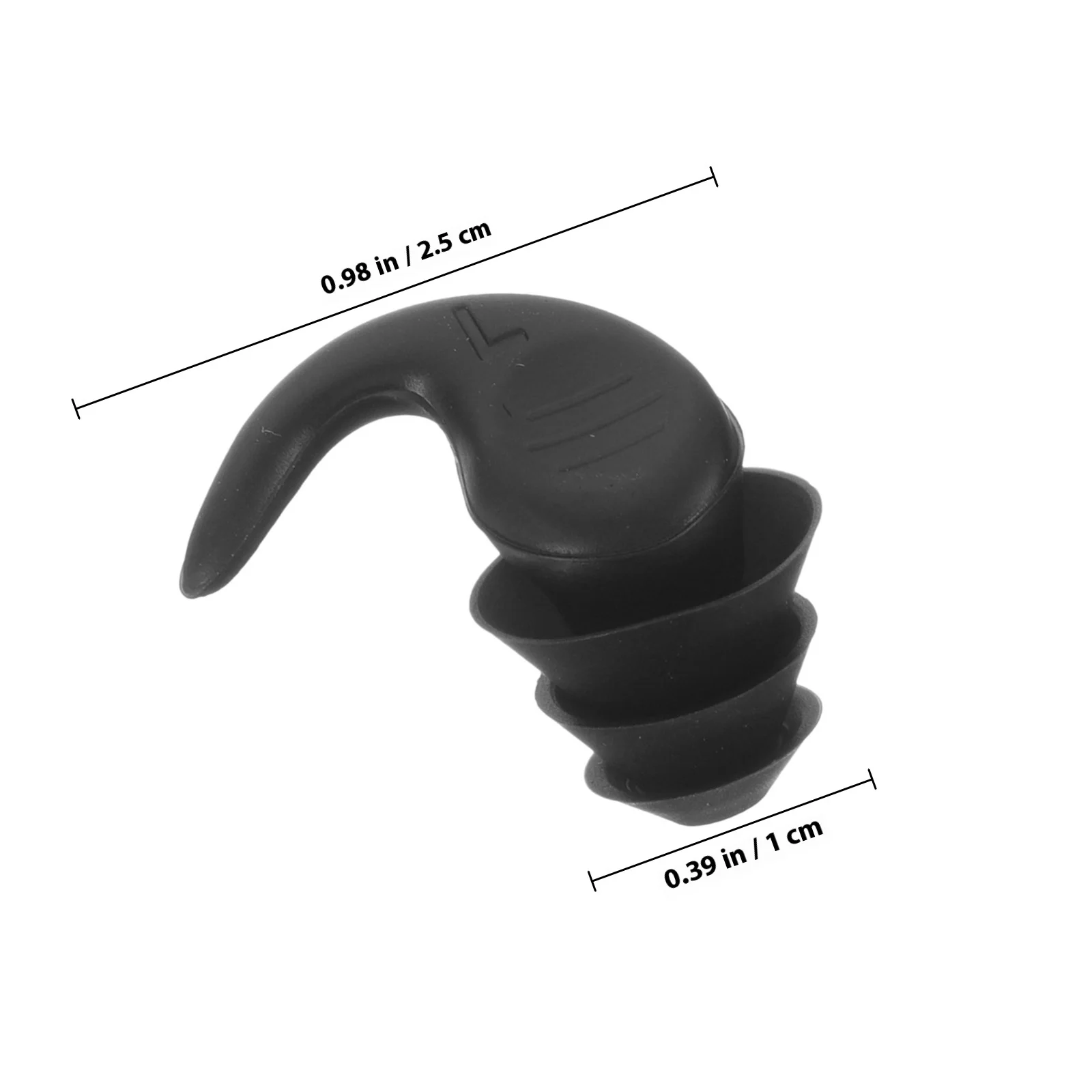 1 Pair Silicone Ear Plugs Reusable Noise Reduction Earplugs For Sleeping Concerts Swimming Studying Lightweight Soundproof