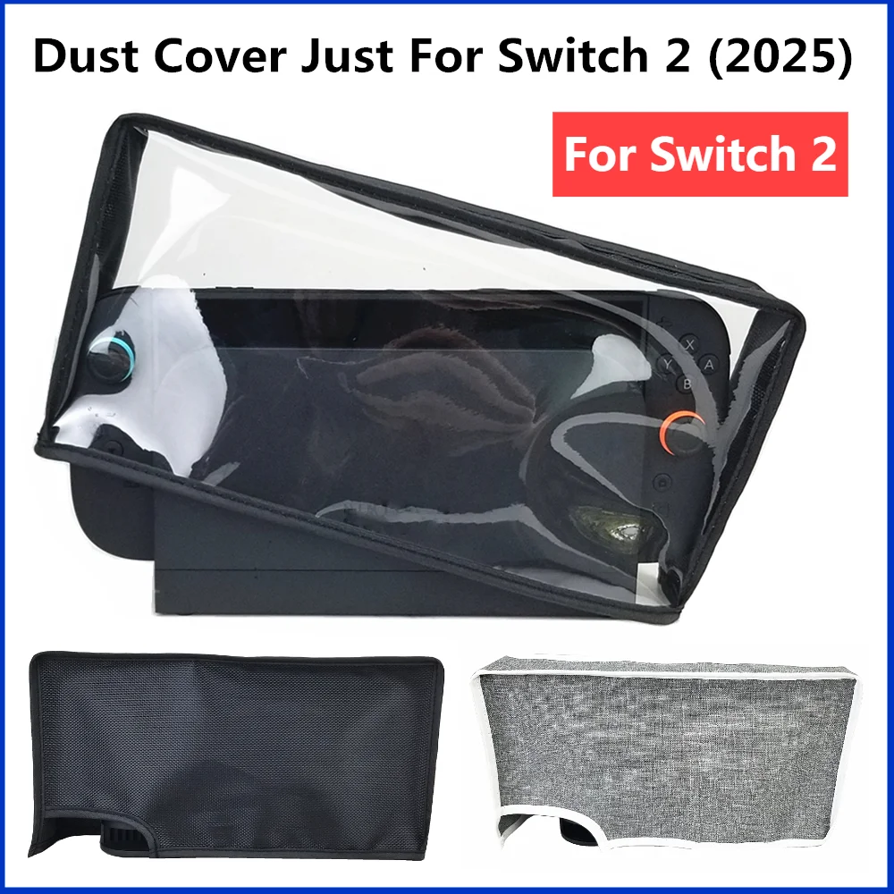 Dust Cover for Nintendo Switch 2 Anti Scratch Dust Guard Waterproof Cover Sleeve for Nintendo Switch 2 Console Game Accessories
