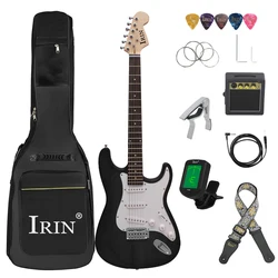 IRIN 39 Inch 6 String Electric Guitar 21 Frets Basswood Body Electric Guitar With Picks Necessary Guitar Parts & Accessories