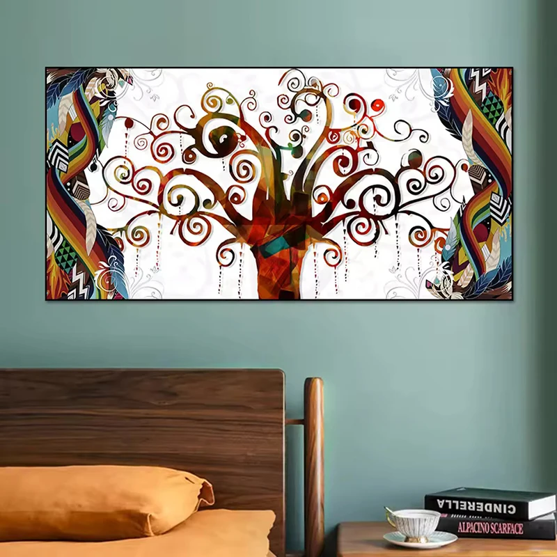 

Modern Tree of Life Canvas Painting Gustav Klimt Landscape Posters and Prints Scandinavian Wall Art Picture for Living Decor
