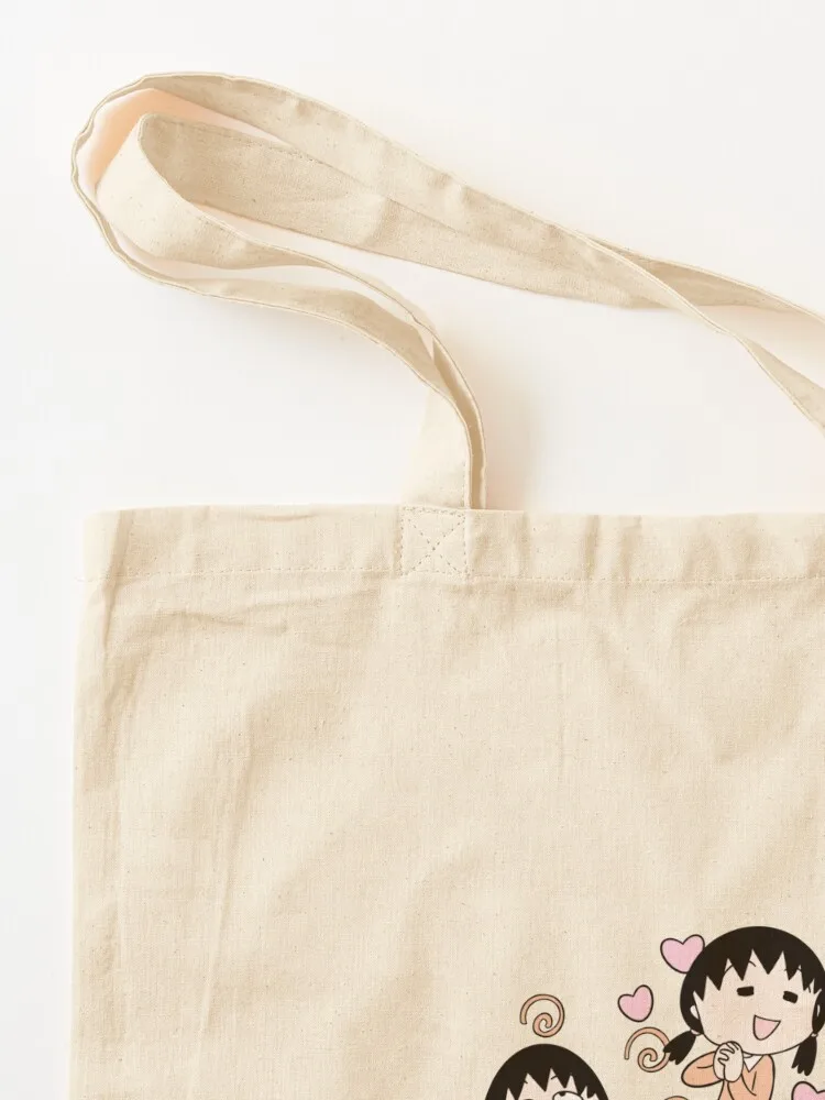 Chibi Maruko-Chan Tote Bag reusable shopping bag Canvas bag for women Woman shopper handbag