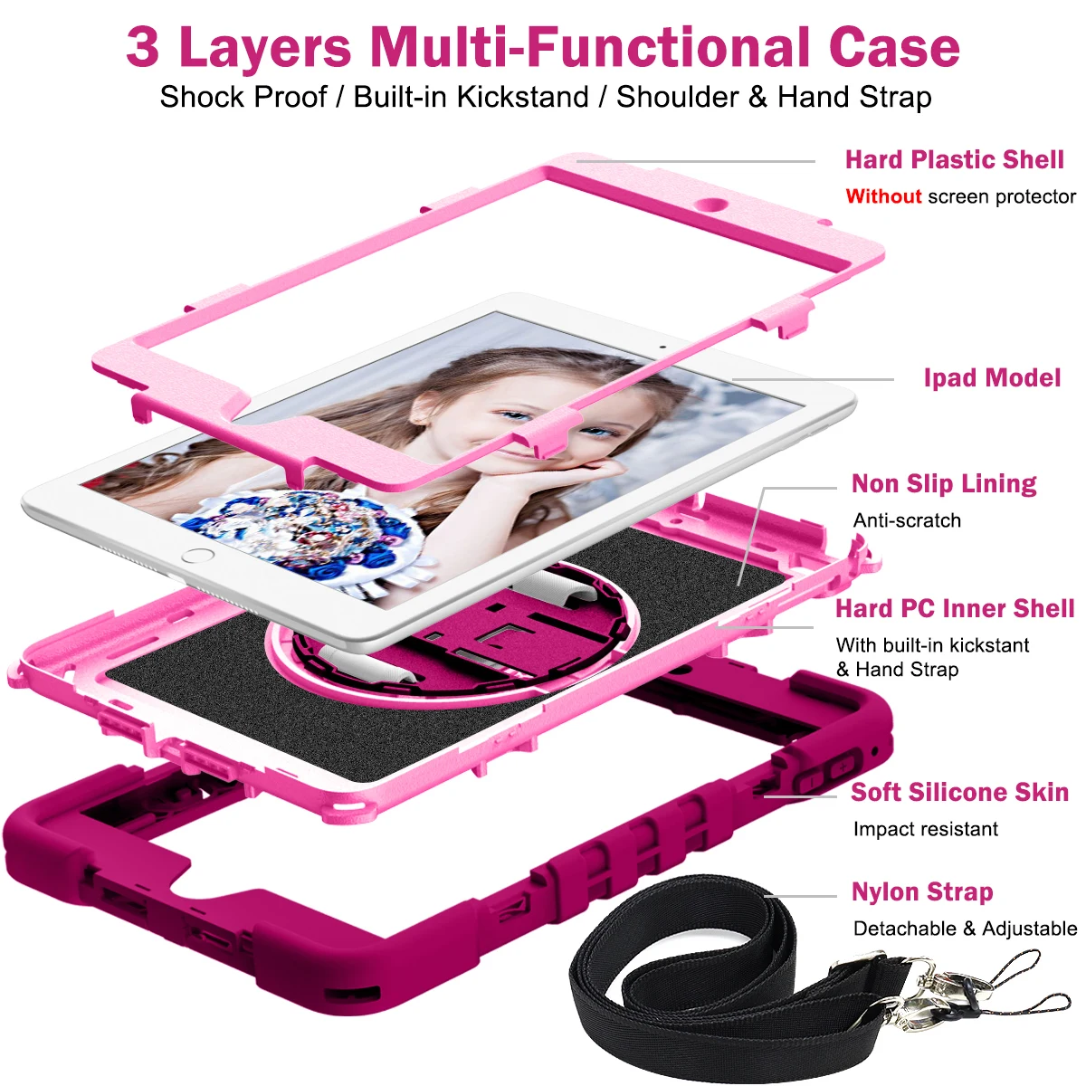 Stand Case Universal For iPad Mini 5 4 2019 2015 7.9