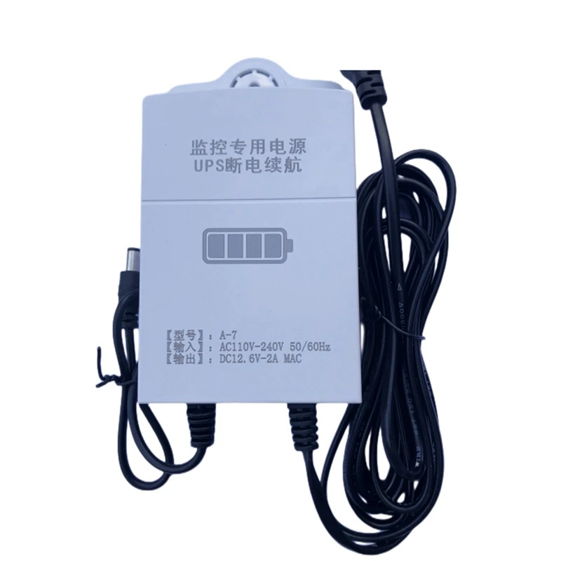 

12V-2A Uninterruptible Supply For Wifi, Router, Modem, Security Camera Mini UPS Battery Backup Surge Protector