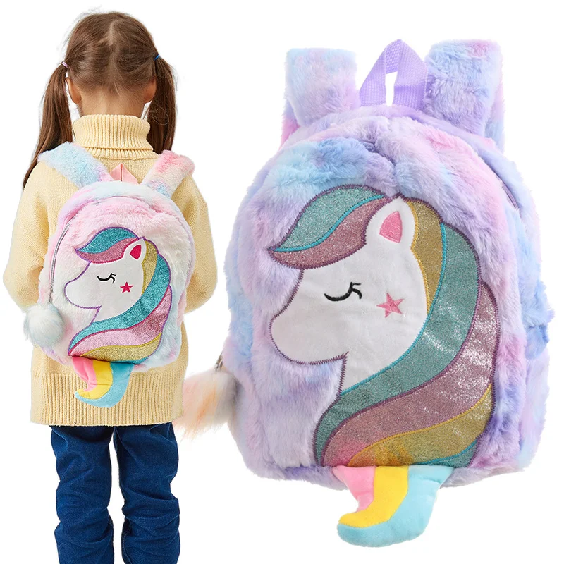 

Fashion Girls School Bags Sweet Unicorn Toddler Kid Backpacks Child School Backpack for Kindergarten Mochila Escolar Gift