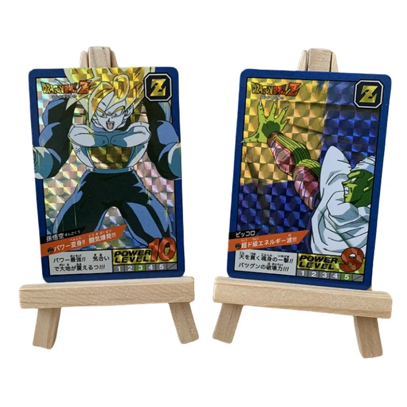 Tarjeta Flash de Dragon Ball, Son Goku, freezer, Vegeta Iv, Android 17, Diy, 45 hojas, cuadrícula Flash, colección de Anime, figuras de acción, regalos de juguete