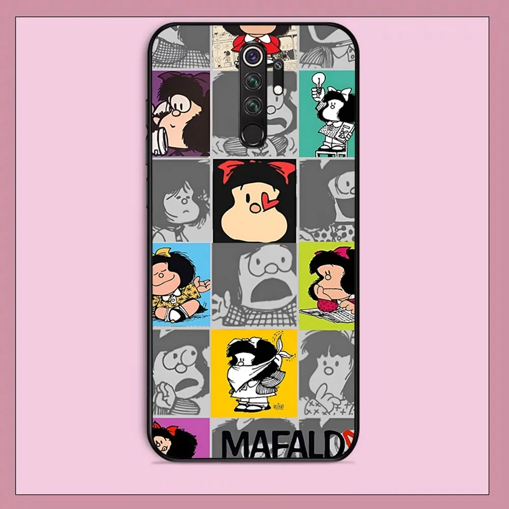 M-Mafalda  Phone Case For Redmi Note 4 X 5 A 6 7 8 T 9 9S 10 11 11S 11Epro Poco M3 pro