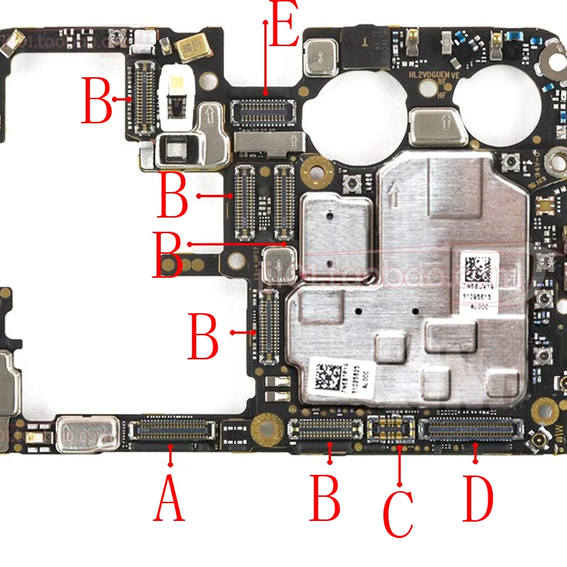 20Pcs Camera LCD Screen Display Usb Charging Dock Port Battery Flex FPC Connector Plug For Huawei P30 Pro P30Pro 24 50 40 32 Pin