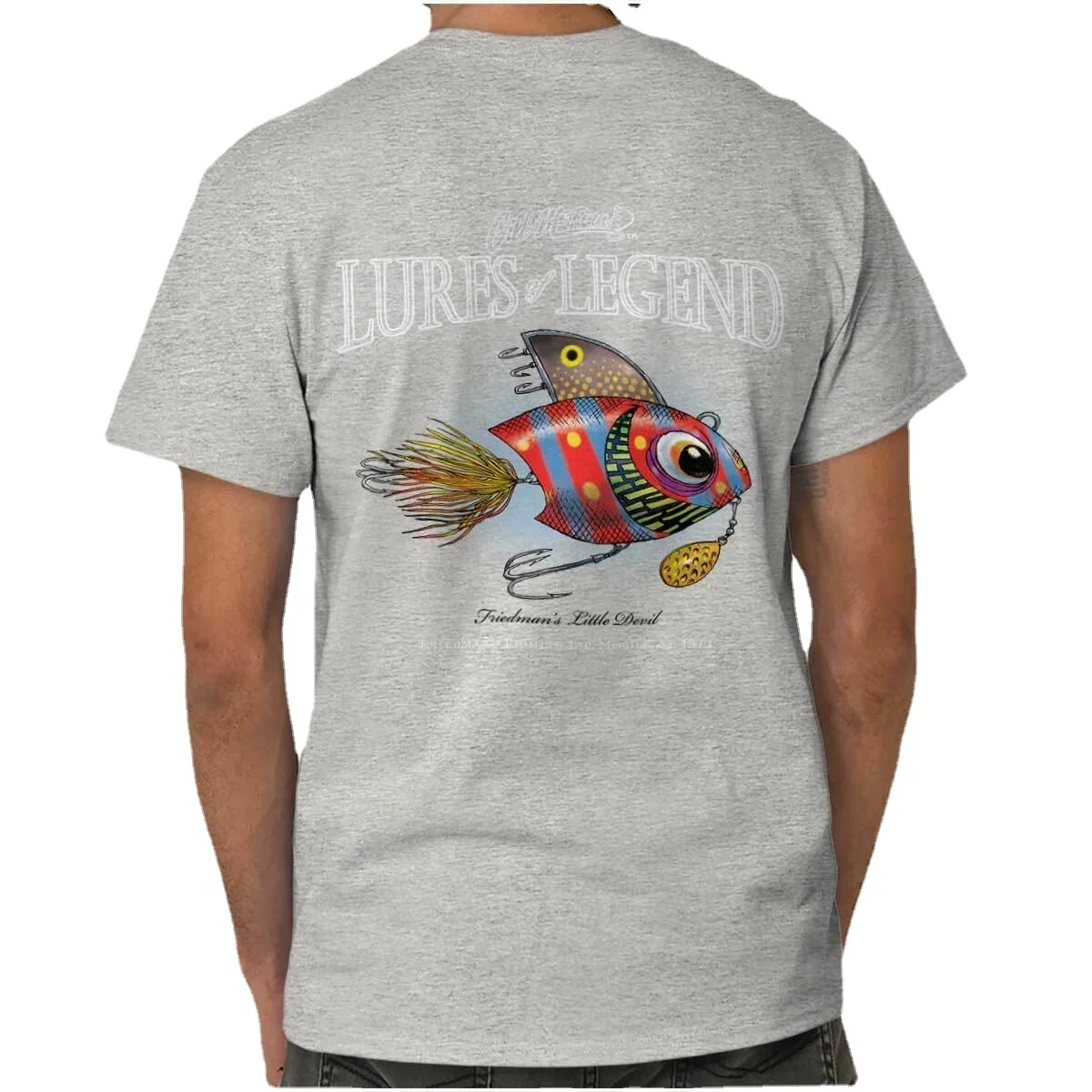 Unique Friedman Little Devil Legend Lure Fishing Angler Gift T-Shirt. Summer Cotton Short Sleeve O-Neck Mens T Shirt New S-3XL