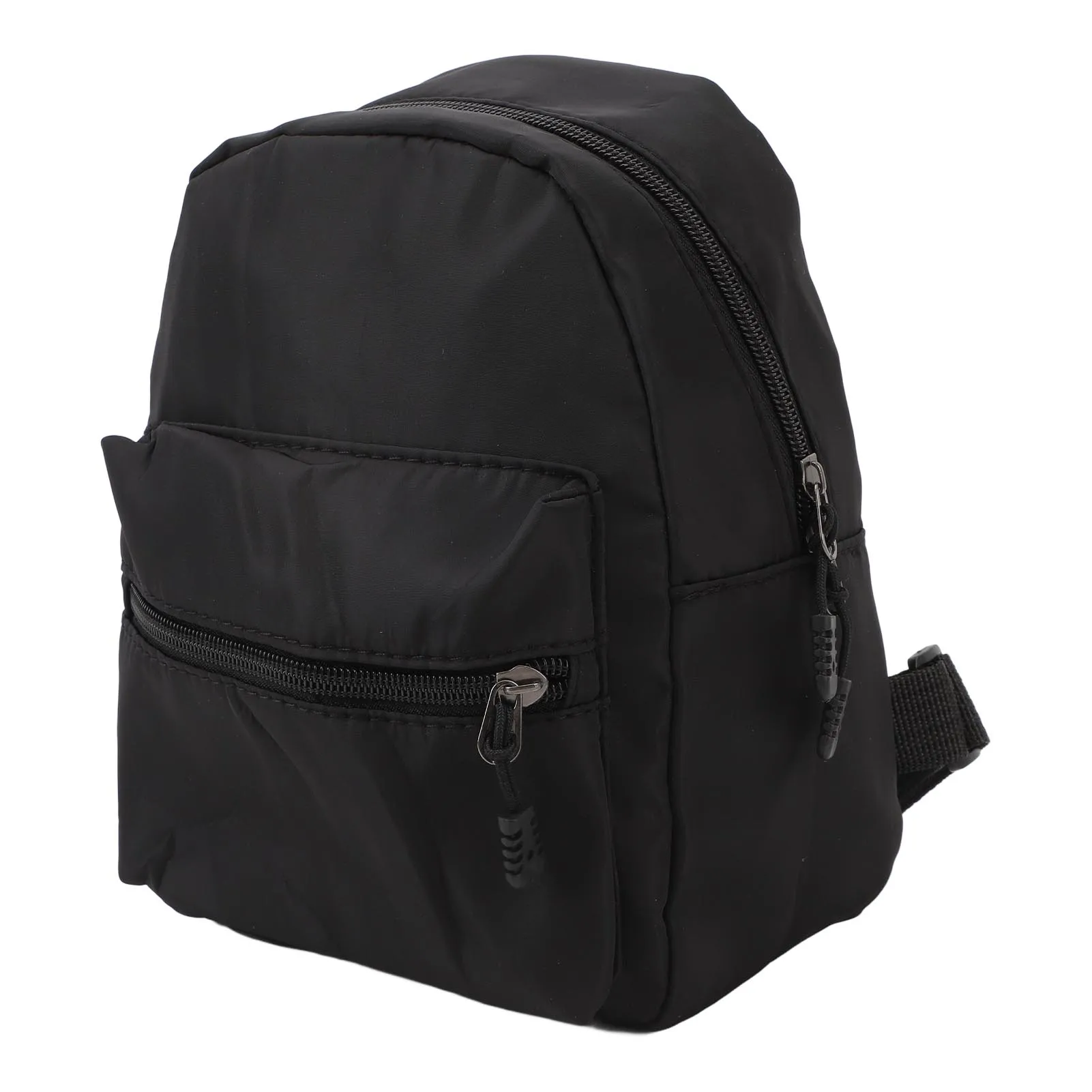 

Mini Backpack Nylon Black Waterproof Wearable Small Backpack for Students Women Girls 1 Piece