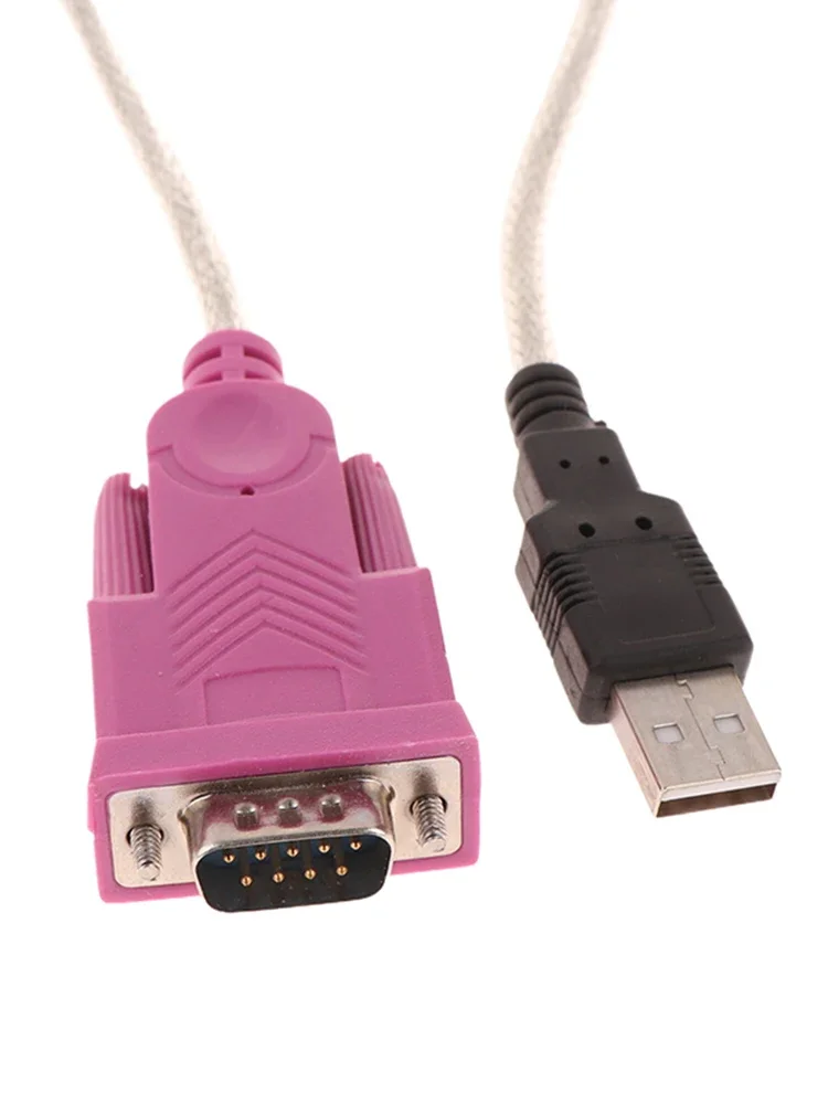 Kabel Adaptor USB Ke RS232 1.5 Meter 9Pin DB9 COM Port Seri Adaptor Chip Ganda untuk Aksesori Komputer