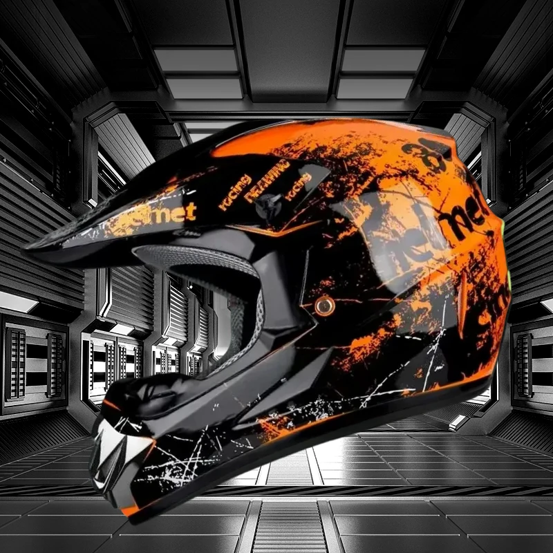 

Мотокросс внедорожный мотоцикл детский полный шлем детские шлемы Casco Moto внедорожный защитный велосипедный шлем для мужчин мотоцикл