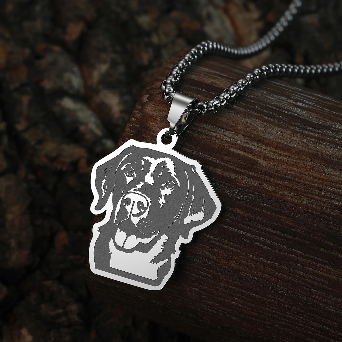 Chandler Labrador Retriever Necklace Women Men Jewelry Stainless Steel Animal Pendant Necklaces Gift