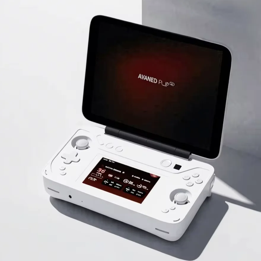 AYANEO Flip 1S DS Portable Inch Windows Handheld Console with 144Hz High Refresh Rate OLED Touch Screen and HX370 Flip